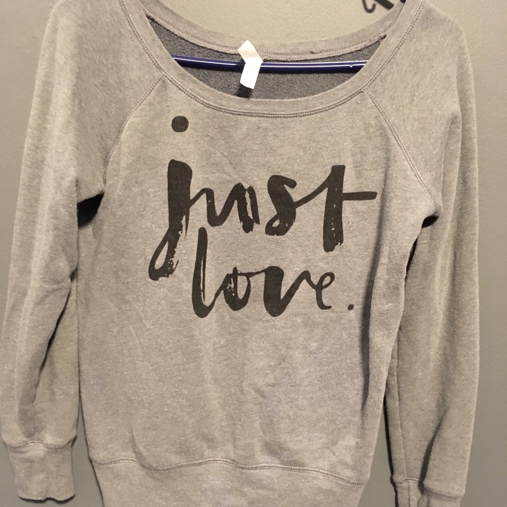 Sweatshirt fits like a small
